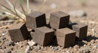 cube shaped wombat droppings