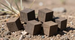 cube shaped wombat droppings