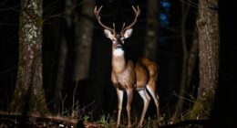 deer confused by lights
