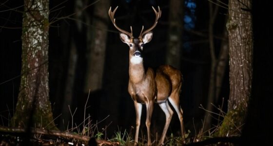 deer confused by lights