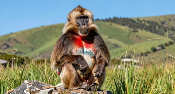 ethiopian grass eating monkey