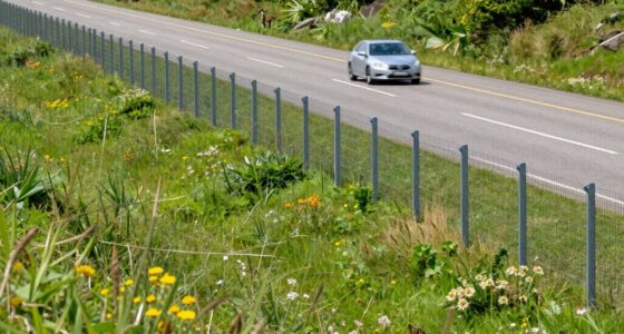 fencing prevents animal crossings