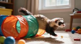 ferrets require supervised play
