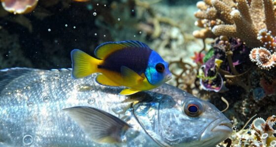 fish cleaning other fish