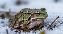 frogs survive winter freezing