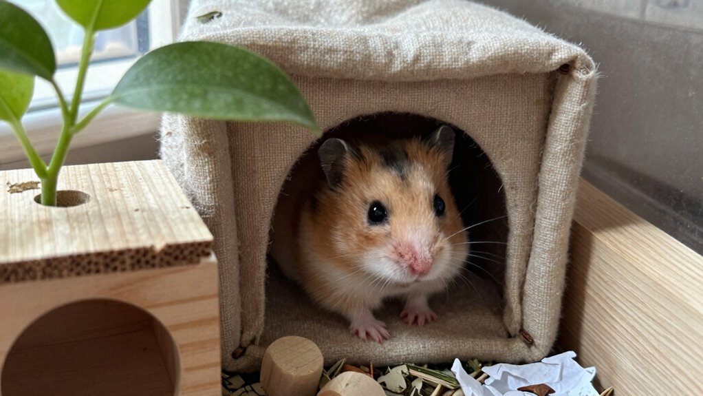 hiding spots promote pet well being