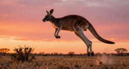 kangaroo jumping distance