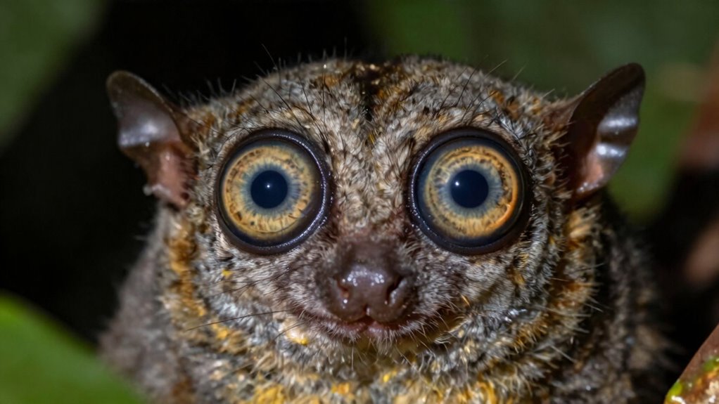 large eyes enhance nocturnal hunting