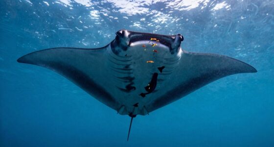 largest manta ray size