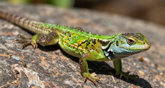 lizards perform push ups