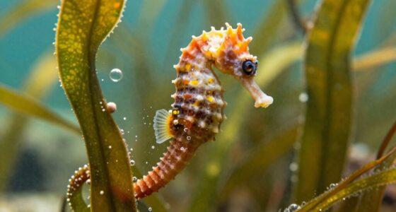 male seahorses give birth