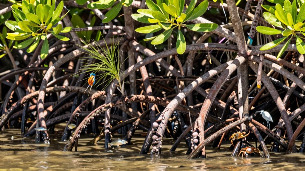 mangroves support coastal biodiversity