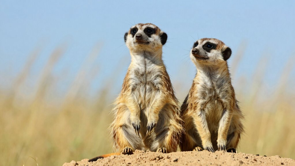 meerkats take turns guarding