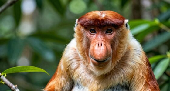 monkey with a large nose