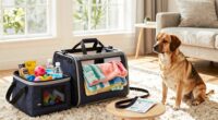 organized pet travel preparations