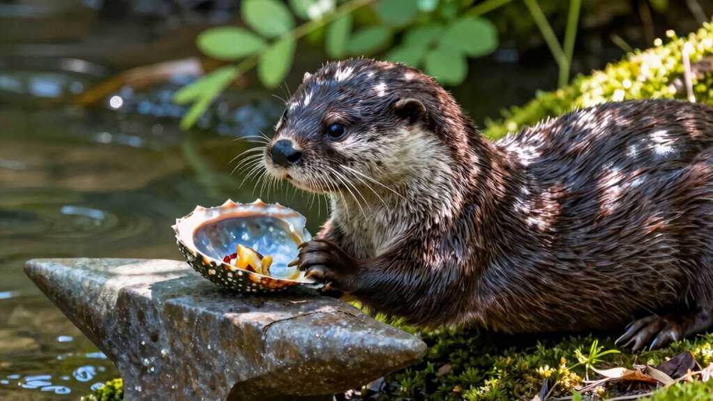 otters social foraging intelligence