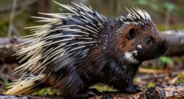 porcupines defend with quills