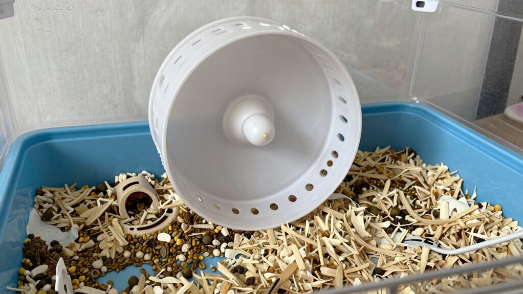proper enclosure ventilation and bedding