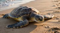 sea turtles mark beaches