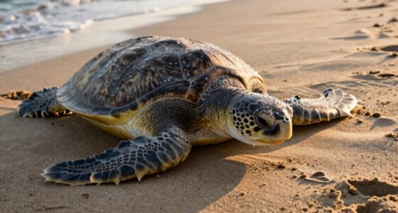sea turtles mark beaches