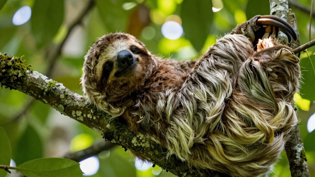 sloth survival through camouflage