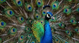 vibrant iridescent feather coloration