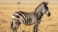 zebra with narrow stripes