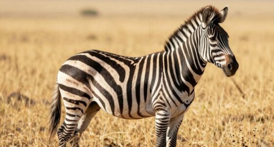 zebra with narrow stripes