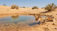 desert water sources sustain animals