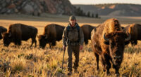 Bison Attack Yellowstone