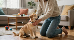 Rescued Dog Eve Helps Turn A House Into A Home