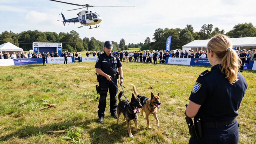 Polisen Firar 250 åR – Show Med Hundar Och Helikopter - Sveriges Radio