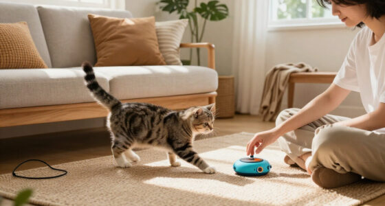 AQPU Rechargeable Touch-Activated Interactive Cat Toy $4