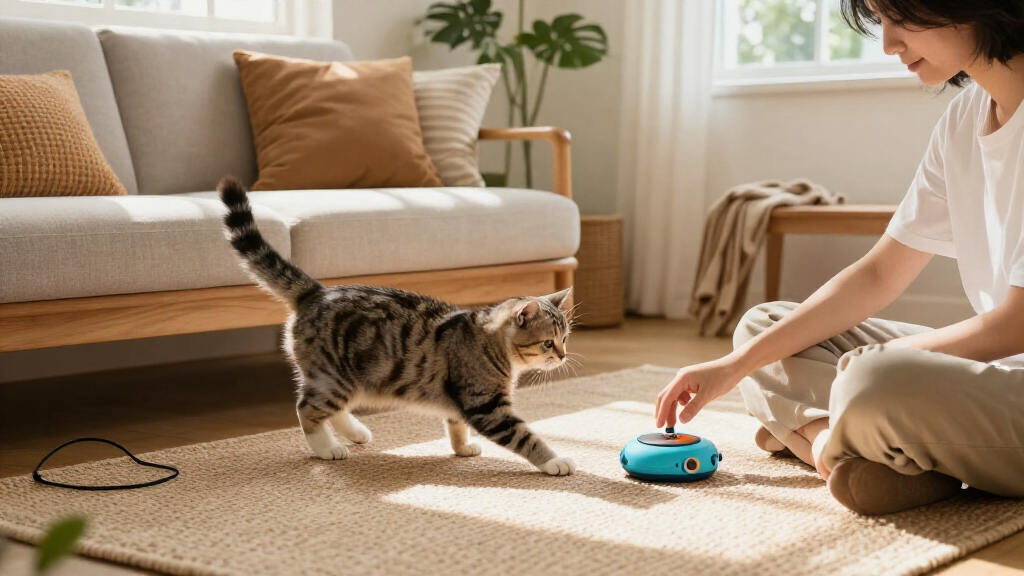 AQPU Rechargeable Touch-Activated Interactive Cat Toy $4