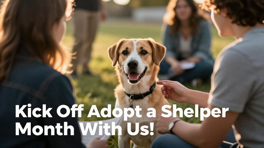 Kick Off Adopt A Shelter Dog Month With Us!